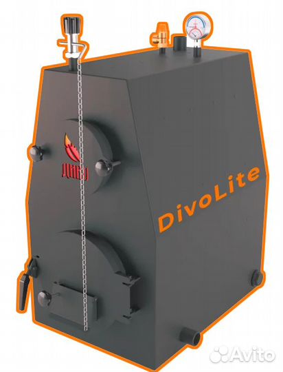 Котел твердотопливный диво 12 кВт