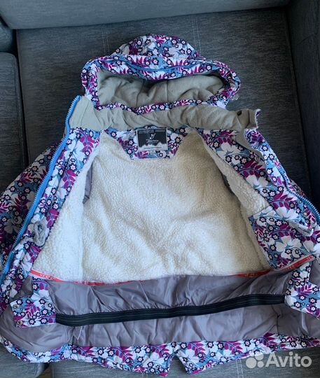 Зимний костюм для девочки 122-128 р