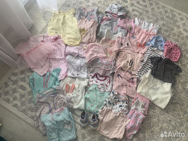 Вещи пакетом на девочку с рождения