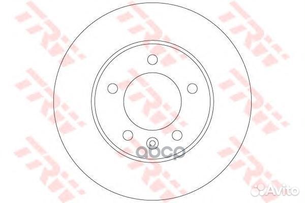Диск тормозной задний renault master III, opel