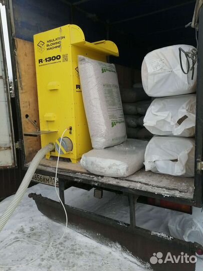 Эковатой утеплим/фасад/чердак/мансарду