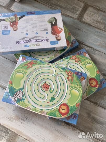 Балансборд с лабиринтом, доска балансировочная