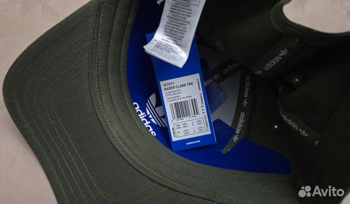 Бейсболка Adidas Originals новая хлопок олива - ba