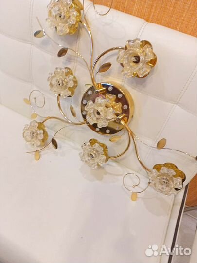 Люстра потолочная светодиодная бу