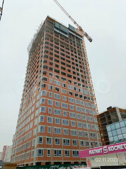 2-к. квартира, 66,8 м², 6/25 эт.