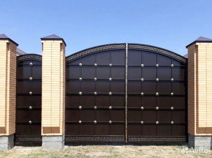 Ворота кованые