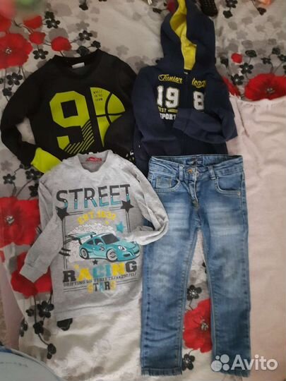 Вещи пакетом на мальчика 98 -104