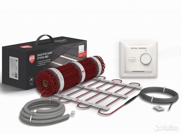 Теплый пол электро Thermo Mat rtem 12