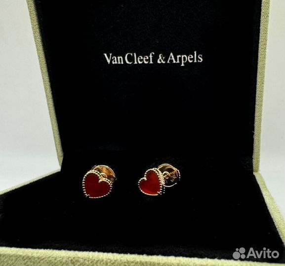 Van Cleef &Arpels набор подвеска и серьги премиум