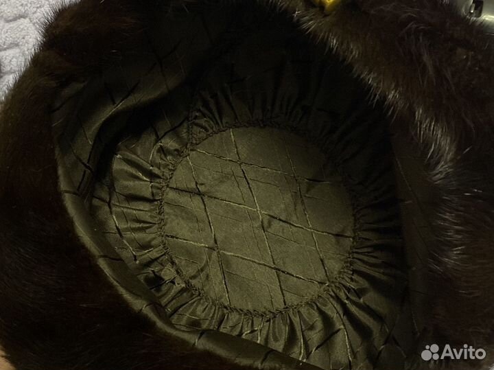 Шапка норковая новая женская