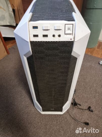 Игровой корпус для пк белый aerocool ls-5200 white