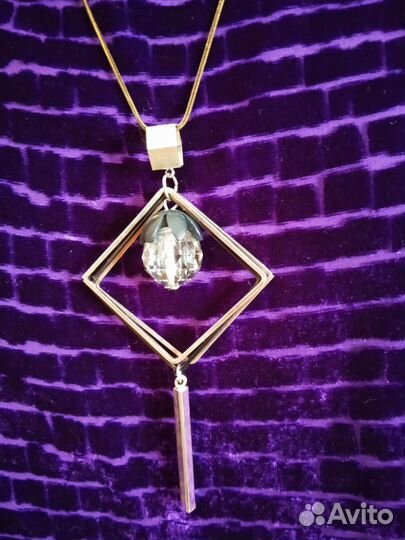Подвеска женская Горный Хрусталь