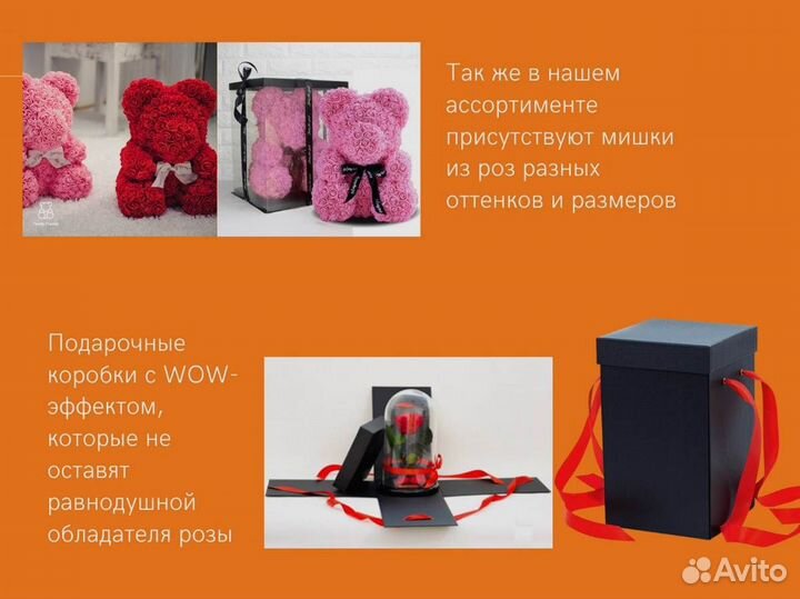 Вечная роза в колбе