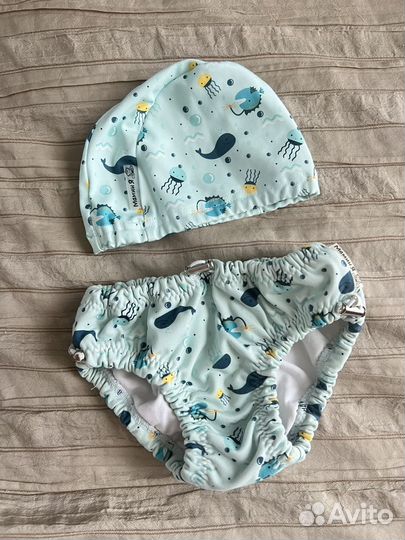 Многоразовые трусики(плавки)для плавания +шапочка