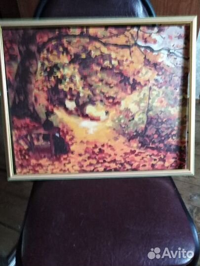 Картина на хосте в раме