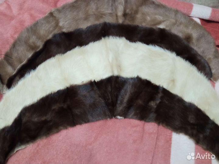 Меховой воротник норка