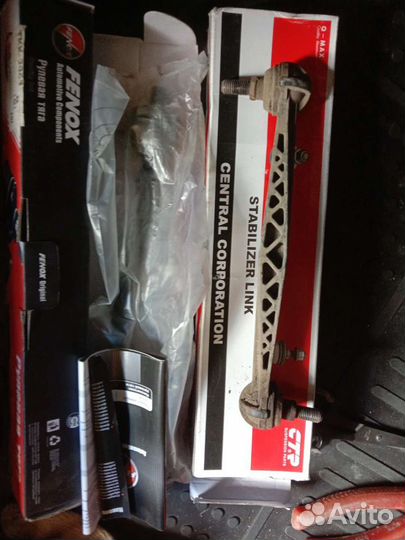 Тяга рулевая новая, на шевроле лачетти. (Fenox)