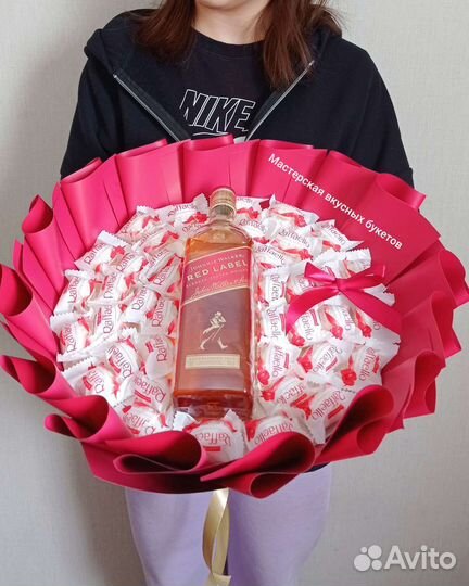 Съедобные букеты для женщин