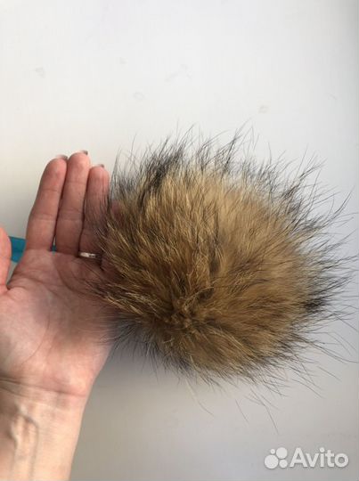 Меховые помпоны натуральные