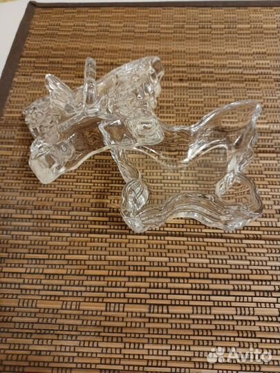 Хрустальная шкатулка бабочка