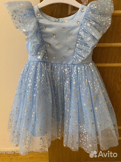 Детское нарядное платье 90 размер
