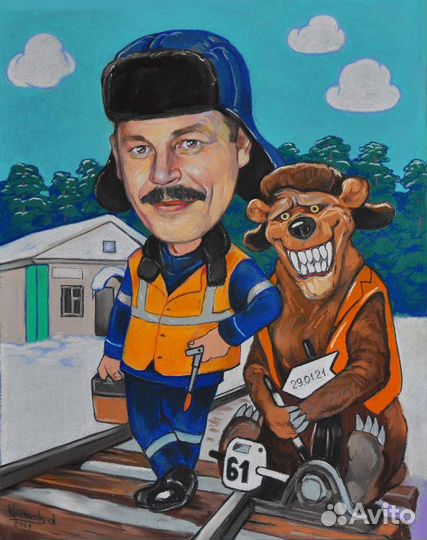 Портреты и шаржи по фотографии на заказ