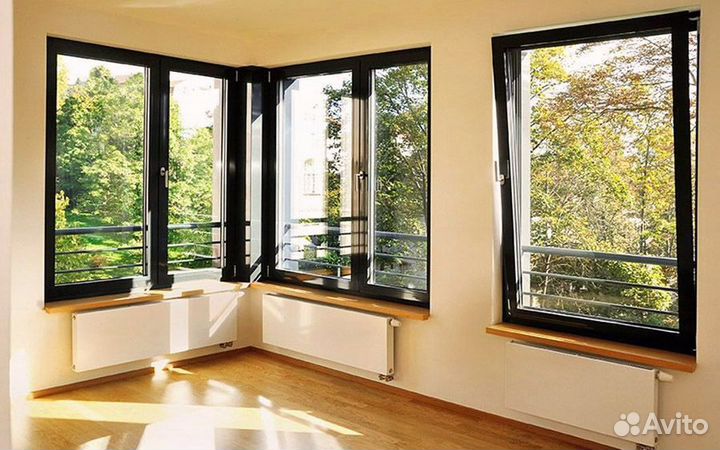 Окна алюминиевые в любое помещение