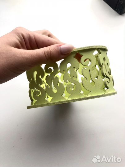 Конфетница деревянная сердце