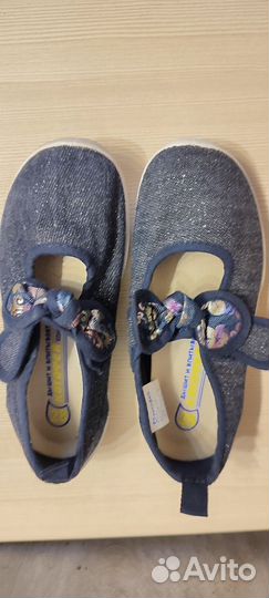 Туфли текстильные 28 р-р, девочка