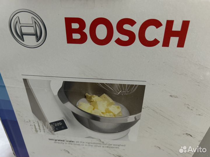 Кухонная машина Bosch MUM5XW40, белый, бежевый