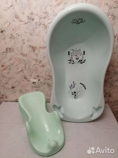 Ванночка и горка для купания