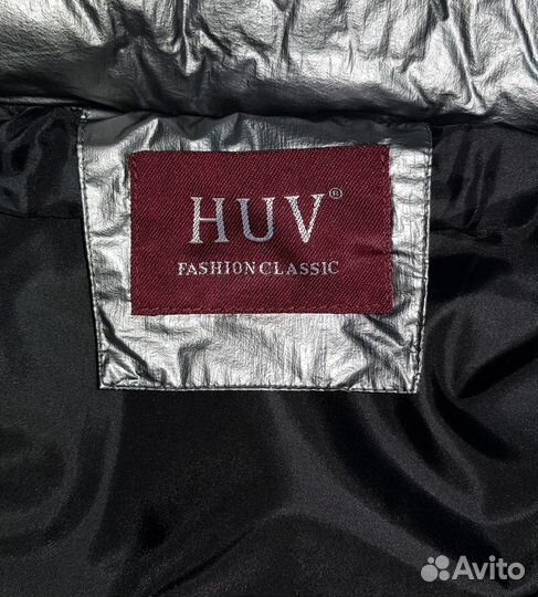 Пуховик женский длинный с капюшоном