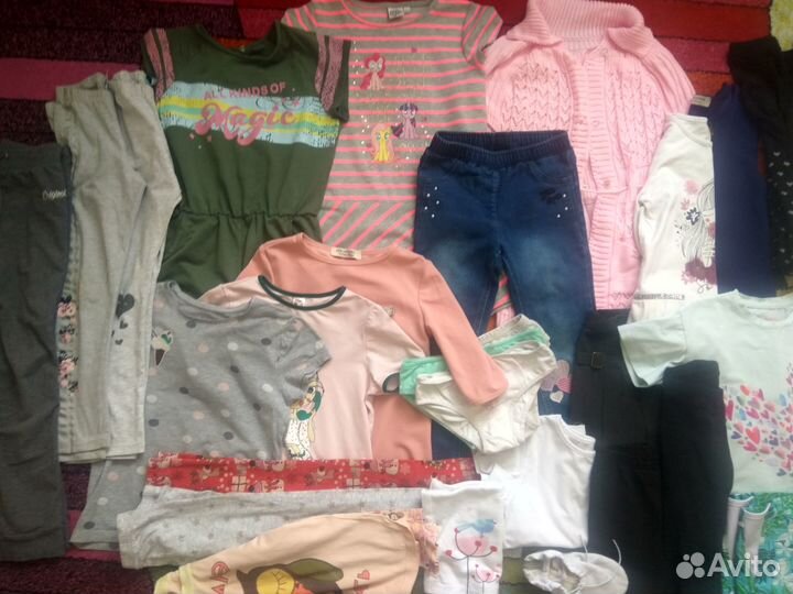 Брендовые вещи пакетом на девочку 122-128