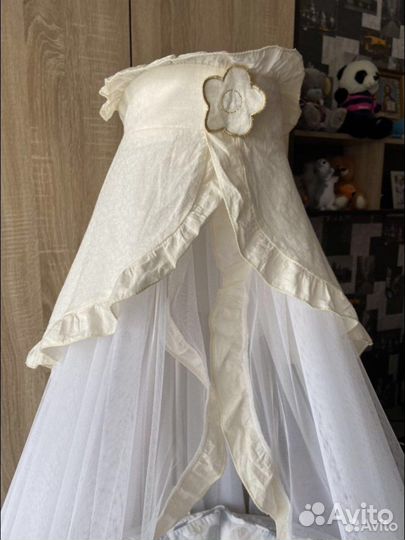 Балдахин с держателем на детскую кроватку