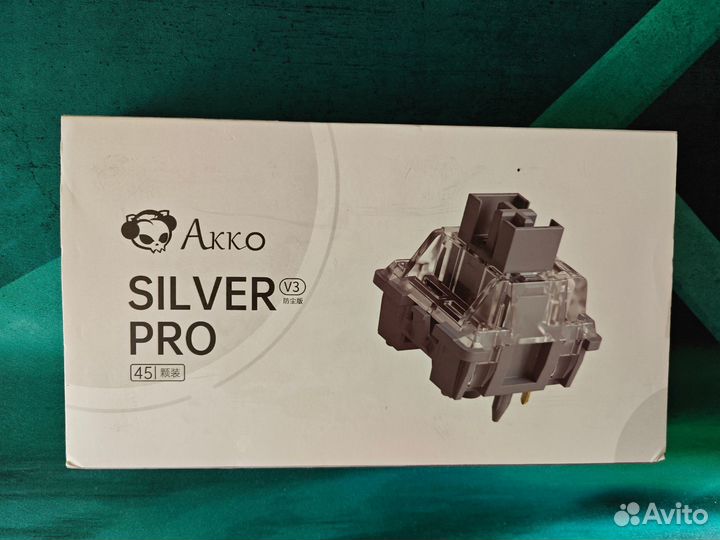 Свитчи для клавиатуры Akko v3 Silver PRO