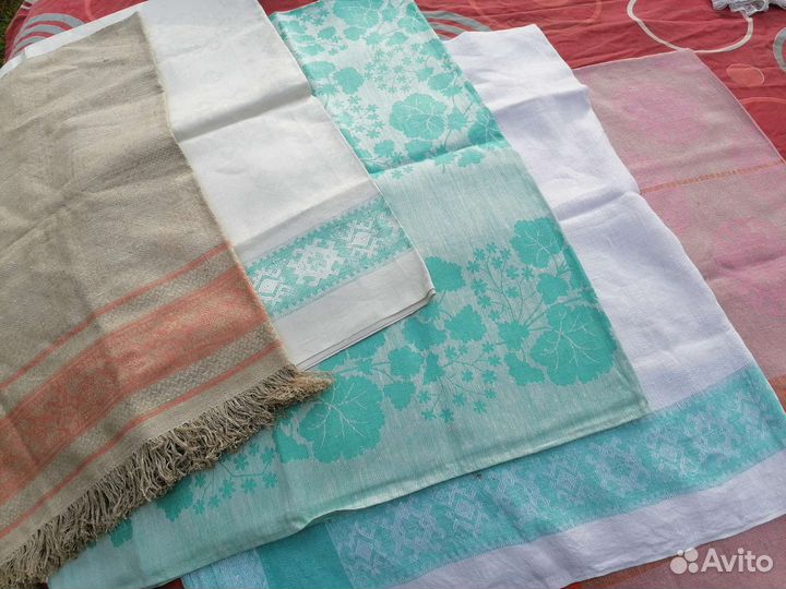 Скатерть льняная СССР