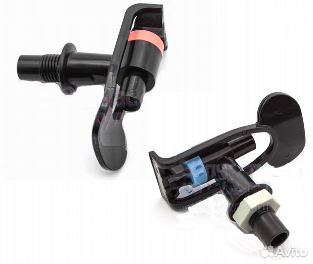 Набор Кранов гор. / хол. черный наружная резьба