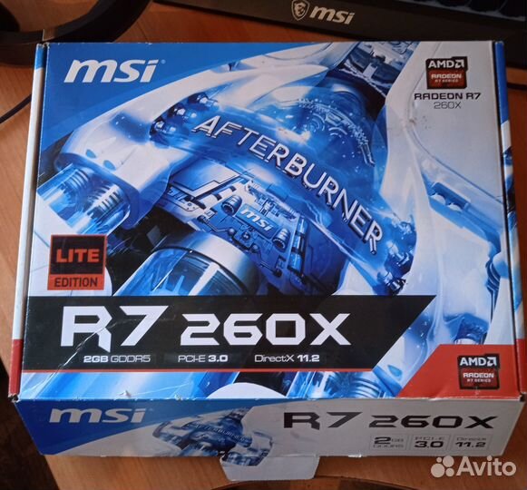 Видеокарта r7 260x 2гб