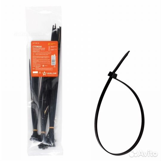 Airline ACT-NK-32 Стяжки (хомуты) кабельные, пласт
