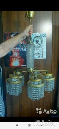 Хрустальная люстра СССР