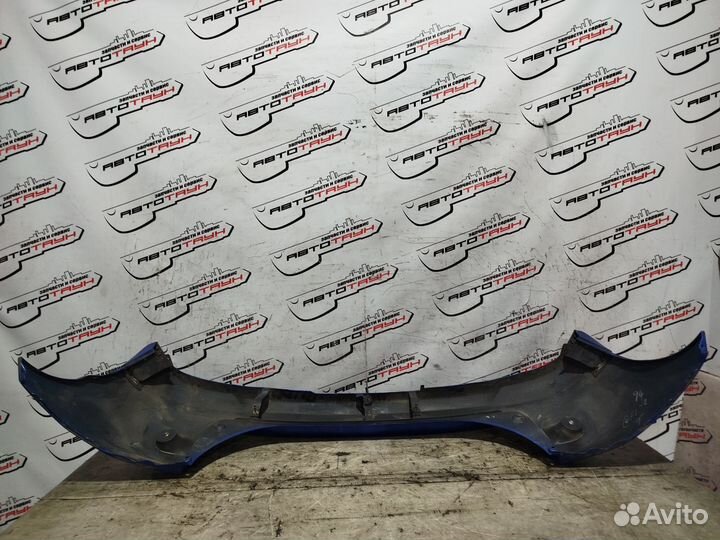 Бампер mazda demio DY3R DY3W DY5R DY5W D53050221AAA круглые катафоты sport 2 модель задний синий, 27