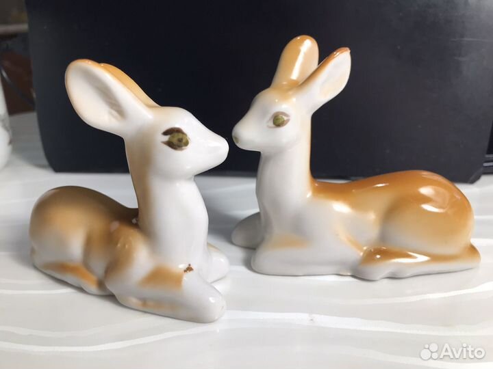 Статуэтка Олененок советский форфор