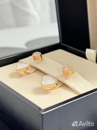 Серьги Chopard Happy Hearts