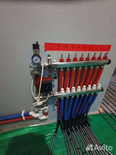 Монтаж систем отопления водопровода и канализации