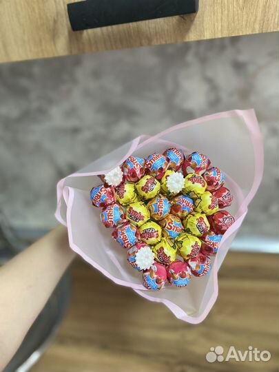 Цветы из канфет