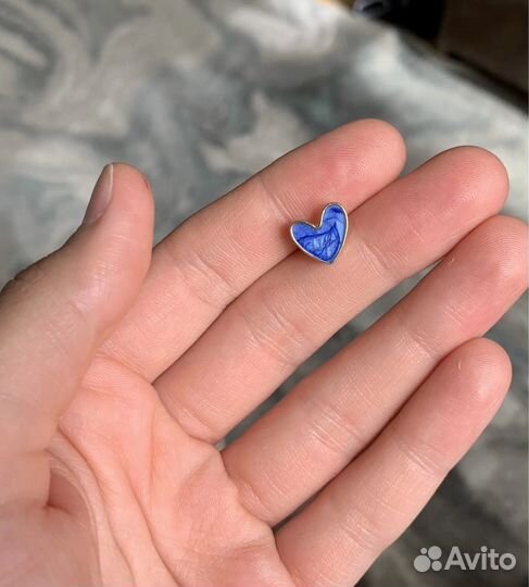 Женские сережки сердечко