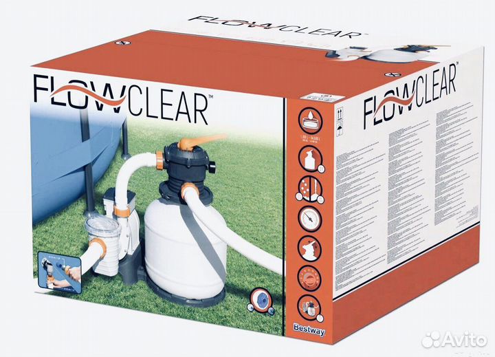 Песочный фильтр 3028 л/час