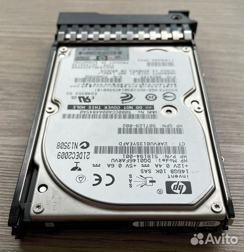 Жесткий диск HP 146Gb 507283-001 SAS 2.5 10K