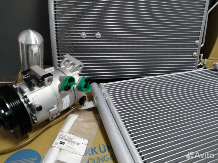 Радиатор кондиционера новый аналог на все модели