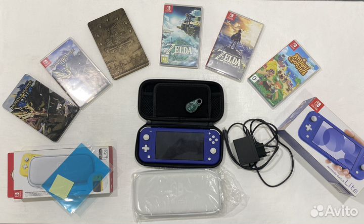 Nintendo switch lite с играми